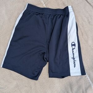 Champion Boy's Navy and White Athletic Shorts